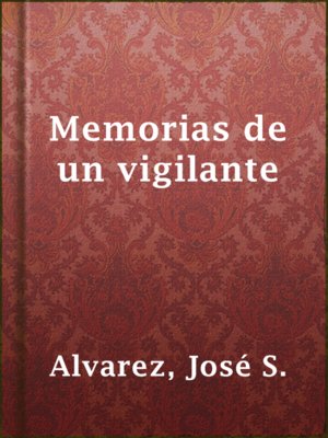 cover image of Memorias de un vigilante